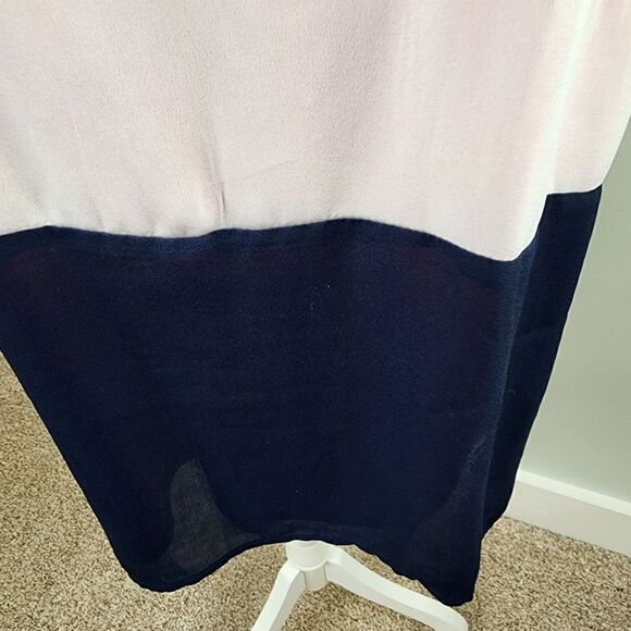 Pink Owl Sleeveless Shift Halter Back  Color Block Dress Size Small - Picture 8 of 8